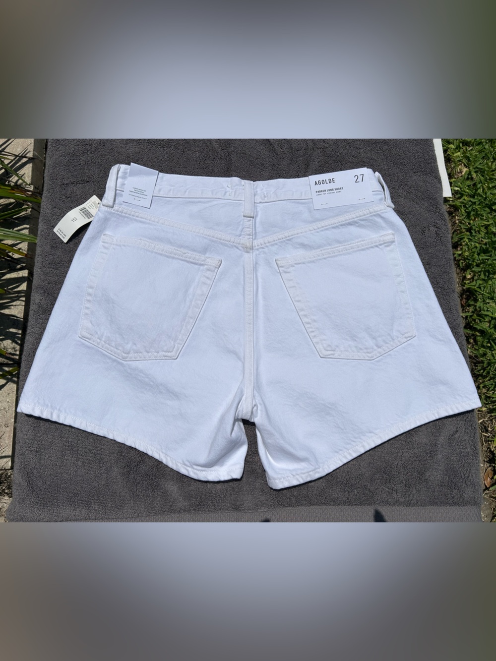 NWT🌷(27) Agolde Parker Denim Long Shorts - Picture 9 of 11